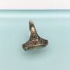 Picture of Art Deco Era 14K White Gold Filigree Ring Set With Marquise Cut Aquamarine