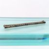 Picture of Art Deco Era 14K Yellow Gold Filigree & Blue Stone (Sapphire?) Bar Brooch