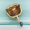 Picture of Vintage Gilt Chinese Export Silver Fan Brooch/Pendant With Enameled Lotus Motif