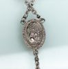 Picture of Antique Sterling Silver, Cut Rock Crystal & 14K Gold (Tested) Rosary By Hmh