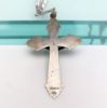 Picture of Antique Sterling Silver & Faceted Rock Crystal Rosary By Jrf