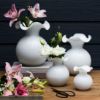 Picture of Vietri Hibiscus Glass Large Bud Vase - White