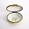 Picture of Limoges Porcelain Mouse/Rat Eating a Block of Cheese Trinket Box