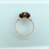 Picture of Victorian Era 9K Gold & Hard Stone (Agate) Cameo Ring Featuring Woman In Medieval Head Gear