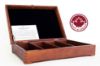Picture of Antiqued Pine Divided Flatware Storage Chest with 5 separate Compartments