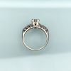 Picture of Stunning 14K White Gold & Round Brilliant Cut Diamond Ring