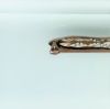 Picture of Art Deco Era 10K White Gold Filigree & Synthetic Sapphire Bar Brooch