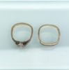 Picture of Vintage 1950'S 18K Gold & Diamond Wedding Band Set
