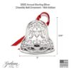 Picture of Gorham 2022  Chantilly Ornament - 15th Edition