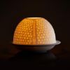 Picture of Bernardaud Porcelain 'Lattice' Votivelight Candle Holder
