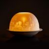 Picture of Bernardaud Porcelain 'Love' Votivelight Candle Holder