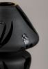 Picture of Waylande Gregory Bell Vase In Floral Black