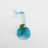 Picture of Daum 1990 Paté de Verre Glass 'Holly & Berries' Christmas Ornament
