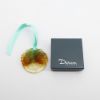 Picture of Daum 1992 Paté de Verre Glass 'Pine Cones' Christmas Ornament