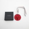 Picture of Lalique 2019 Annual 'Renne' Reindeer Ornament in Rouge/Red 