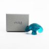 Picture of Lalique Crystal 'Tai-Ta' Chameleon Figurine in Turquoise Blue
