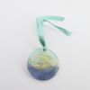 Picture of Daum 1999 Paté de Verre Glass 'Cupid with Bow' Christmas Ornament