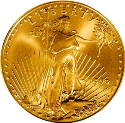 Picture of 1 ozt American Gold Eagle (assorted dates)