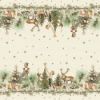Picture of Garnier-Thiebaut 61x140" 'Noel Vintage Dore' Printed Tablecloth