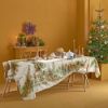 Picture of Garnier-Thiebaut 61x120" 'Noel Vintage Dore' Printed Tablecloth