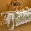 Picture of Garnier-Thiebaut 61x61" 'Noel Vintage Dore' Printed Tablecloth