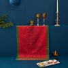 Picture of Garnier-Thiebaut 'Noel d'Enfance Houx' Childhood Christmas Kitchen Towel