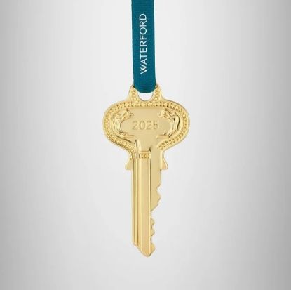 Picture of Waterford Crystal 2025 Annual Golden Key Ornament
