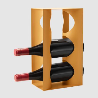 Picture of Georg Jensen Alfredo Saffron Yellow Wine Rack