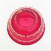 Picture of Antique Set of 4 Salviati Murano Venetian Glass Ruby Red Bowls with Gold Detailing