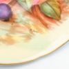 Picture of Vintage Aynsley Fruit 'Orchard' Teal Tea Cup & Saucer