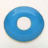 Picture of Vintage Aynsley Fruit 'Orchard' Teal Tea Cup & Saucer