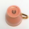 Picture of Rare 1906-1930 Lenox Coral Demitasse Cup & Saucer with Gold Accents