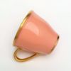 Picture of Rare 1906-1930 Lenox Coral Demitasse Cup & Saucer with Gold Accents