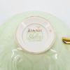 Picture of Vintage Shelley English Bone China 'Melody' Chintz Tea Cup & Saucer in Oleander Shape with Green Exterior