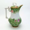 Picture of Antique 14-Piece Tressemann & Vogt (T&V) Limoges Porcelain Chocolate Set in Green with Clover Blossoms
