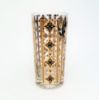 Picture of Vintage Mid Century Modern Culver Glass Set of 6 Black & Gold Highball Glasses