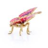 Picture of Jay Strongwater Puccini Large Butterfly Figurine in Pink