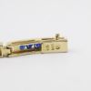 Picture of 14k Yellow Gold Sapphire & Diamond Bracelet 
