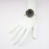 Picture of 18k Yellow Gold Geode & Diamond Bangle Bracelet 