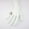 Picture of 18k White Gold Multi Colored Sapphires & Diamond Ring 