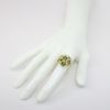 Picture of 18k Yellow Gold Enamel & Pink Sapphire Ring 
