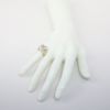 Picture of 14k Yellow Gold Emerald Cut Diamond Engagement Ring 