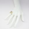 Picture of 14k Yellow Gold Diamond Knot -Style Ring 