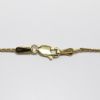 Picture of 14k Yellow Gold Emerald & Diamond Palm Tree Necklace 