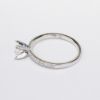 Picture of 14k White Gold .45CT Princess Cut Diamond Engagement Ring 