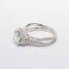 Picture of 14k White Gold 1CT Round Brilliant Diamond Engagement Ring 