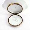 Picture of Limoges Porcelain Wedding Cake with Red Roses Trinket Box