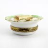 Picture of Limoges Porcelain Slice of Apple Pie on Plate with Spoon Trinket Box