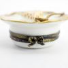 Picture of Limoges Porcelain Slice of Cherry Pie on Plate with Spoon Trinket Box  