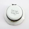 Picture of Limoges Porcelain Slice of Cherry Pie on Plate with Spoon Trinket Box  